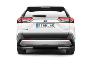 Pročitajte više o članku Bull-bar – Stražnja zaštitna šipka – CRNI MAT – Steeler – Toyota Rav4 Hybrid (2018+)