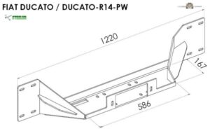 Pročitajte više o članku Nosač vitla – prednji – Fiat Ducato (2014+)