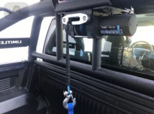 Pročitajte više o članku Winch carrier for Rocky Roll bar – Toyota Hilux Double Cab (2005+)